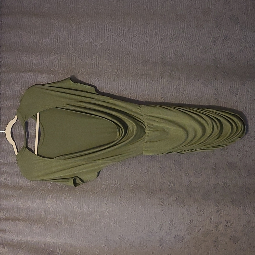 Lulu's Open Back Side Rouched Dress - Picture 3 of 5